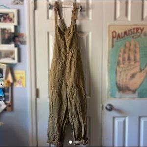 Brown Aerie Overalls sz Medium